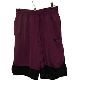 Nike Dri-Fit Size Men’s Medium Purple & Black Basketball Shorts